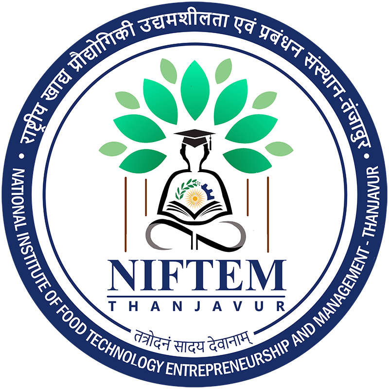 National Institute of Food Technology, Entrepreneurship and Management, Thanjavur (NIFTEM-T)Logo